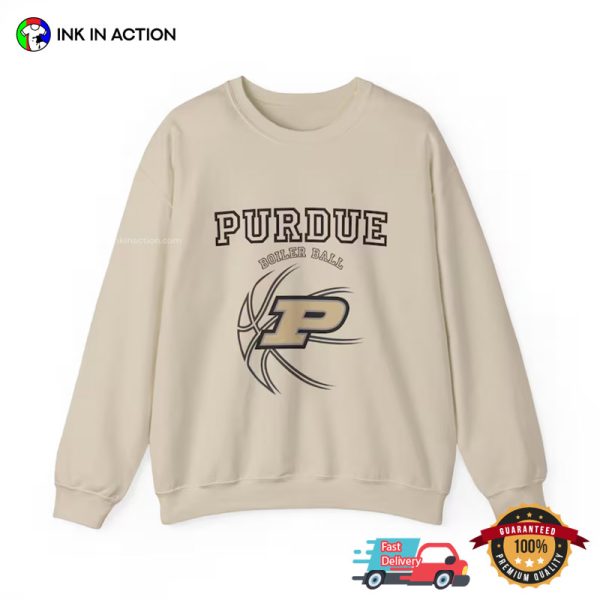 Purdue Boiler Ball Purdue Basketball Game 2 Sided T-shirt