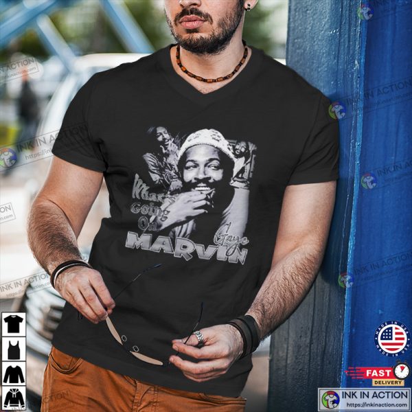 Retro Marvin Gaye What’s Going On Album Shirt