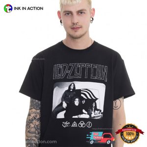 Rock Band Led Zeppelin 90s Graphic Tee