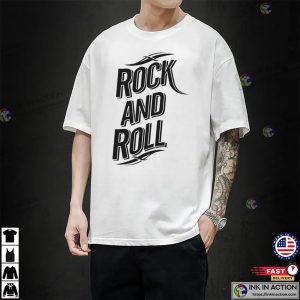 Rock n Roll Music Theme T Shirt