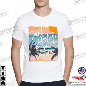 Salt Water And Sunshine Retro Beach summer shirt 3