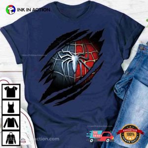 Spider Man Ripped Suit, Spider Man 2 T shirt 2
