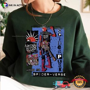 Spider-Punk Across The Spider-Verse Vintage MCU Shirt
