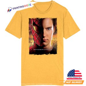 Spider-man 2 Tobey Maguire Half Face T-Shirt