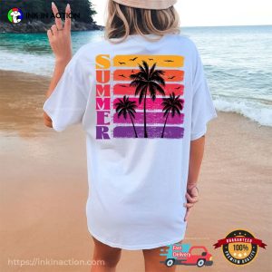 Summer Tropical Beach Vacation Comfort Colors Tee 2