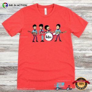The Beatles Band Animation T shirt 2