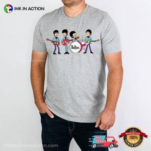 The Beatles Band Animation T shirt 3