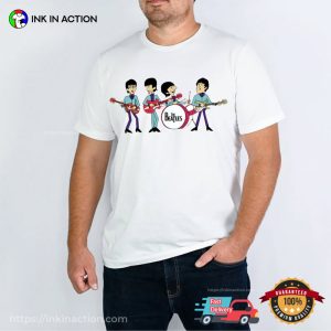 The Beatles Band Animation T shirt