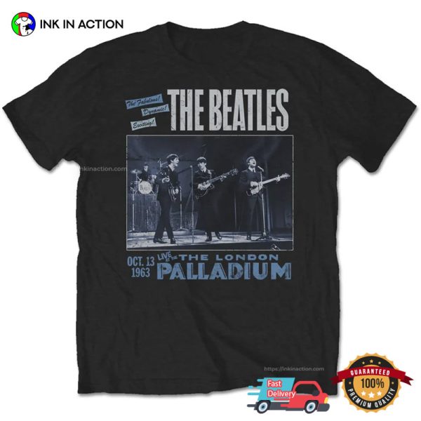 The Beatles Live At The London Palladium Vintage T-shirt
