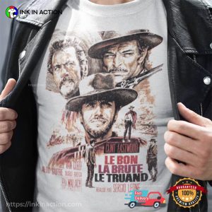 The Good, The Bad And The Ugly Retro Wild West clint eastwood best movies Tee 2