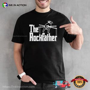The Rockfather Funny Musician T-Shirt