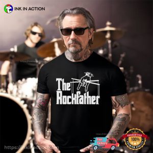 The Rockfather Funny Musician T Shirt 3
