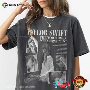 The Tortured Poets Department Retro Taylor Swift Art Comfort Colors T-shirt