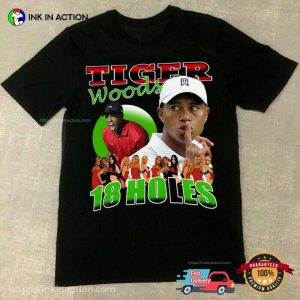 Tiger Woods 18 Holes Celebration T shirt 3