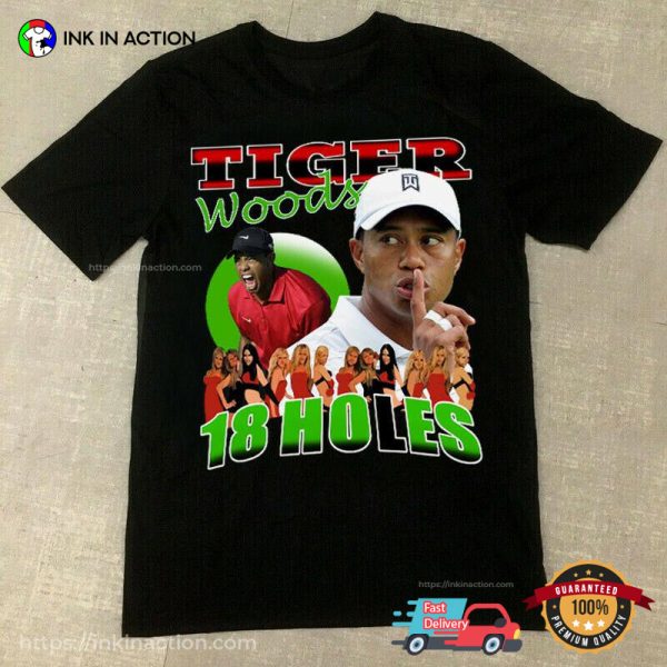 Tiger Woods 18 Holes Celebration T-shirt