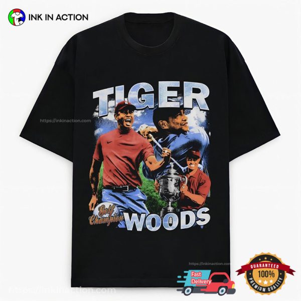 Tiger Woods Golf Champion T-shirt