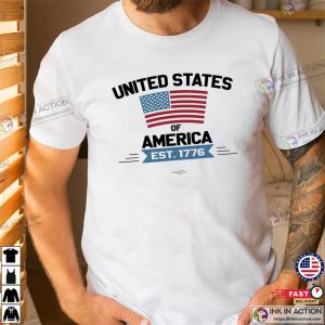 United States Of America Est. 1776 Patriotic T shirt 2