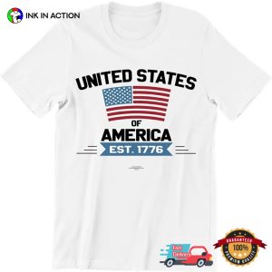 United States Of America Est. 1776 Patriotic T shirt 3