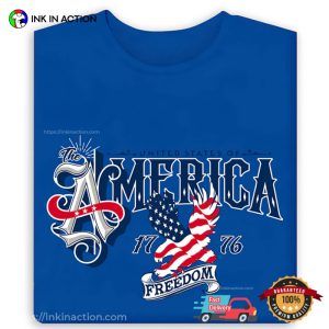 United States Of Freedom american flag t shirt 1