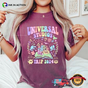 Universal Studios Trip 2024 Comfort Colors T shirt 3