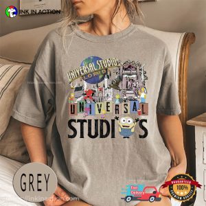 Universal Studios World Comfort Colors Retro Disney T-shirt