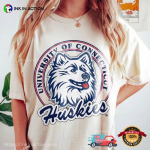 University Of Connecticut Huskies Basketball Sport T-shirt