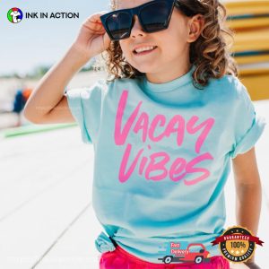 Vacay Vibes Summer Kids Vacation Tee