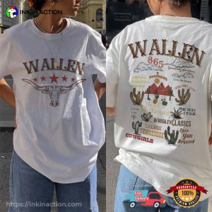 Wallen Country Western Songs Morgan Wallen 2 Sided T shirt