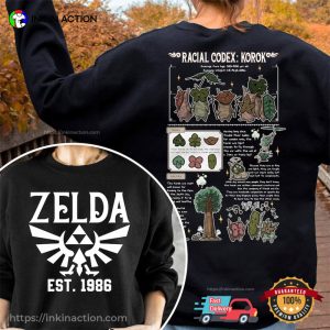 Zelda 1986 Racial Codex Korok Nintendo T shirt 1