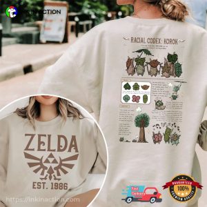 Zelda 1986 Racial Codex Korok Nintendo T shirt 3