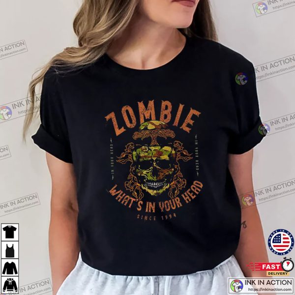 Zombie What is In Your Head Retro Rock Music T-shirt