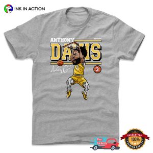 antonio davis Cartoon Lakers T shirt 2