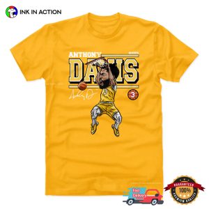 Antonio Davis Cartoon Lakers T-shirt