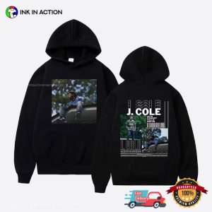 j cole 2014 forest hills Drive Album Cover 2 Sided T shirt 2