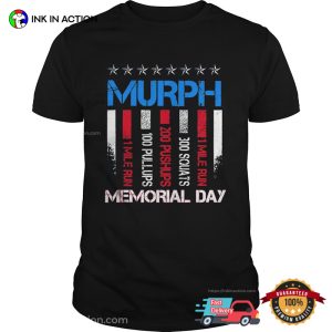 memorial day 2024 Murph Workout T shirt 4