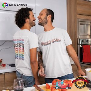 pride 2024, Rainbow coloured T shirts 2
