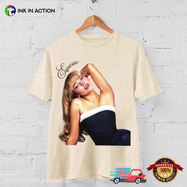 Sabrina Carpenter Hot Singer Espresso Graphic Tee