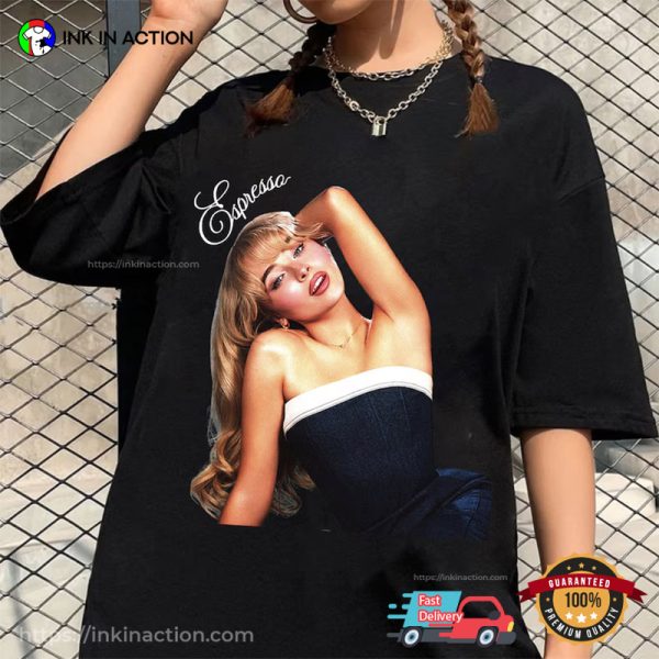 Sabrina Carpenter Hot Singer Espresso Graphic Tee