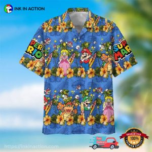 Super Mario Bros Tropical Refresher Hawaiian Shirt, Super Mario Merchandise No.2
