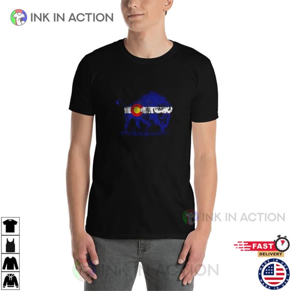 Buffalo Colorado Flag Football Unisex T-shirt