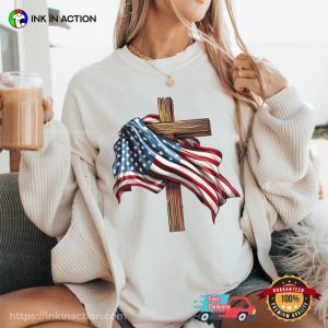 Christian American Sublimation Independence Day Shirt 2
