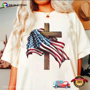 Christian American Sublimation Independence Day Shirt 4