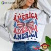Coquette American Flag Fourth Of July Shirts
