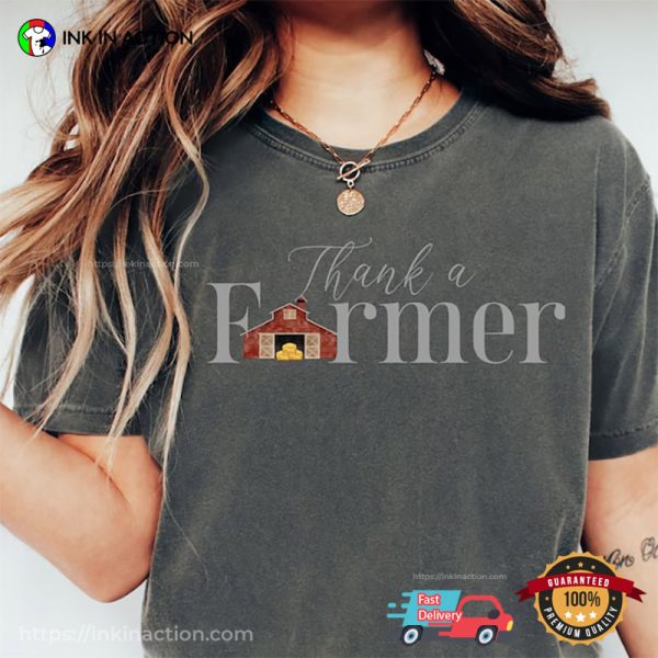 Country Western Thank A Farmer Unisex T-shirt