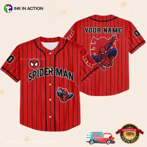 Customized Marvel Spider-Verse Spider-Man Baseball Jersey No.6