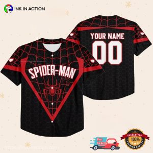 Customized Marvel spider verse spiderman baseball jersey No.8