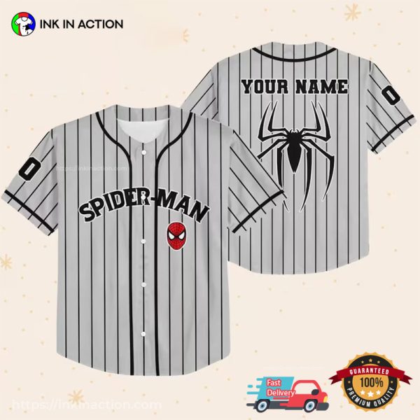 Customized Marvel Spider-Verse Spider-Man Baseball Jersey No.9