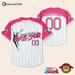 Customized Spider Man Gwen Ghost Spider spiderman baseball jersey 3