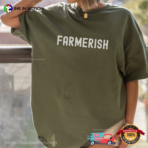 Farmerish Thank A Farmer Graphic T-Shirt