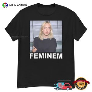 Feminem Funny Eminem Portrait Parody Shirt 2
